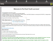 Tablet Screenshot of forthuntlax.org